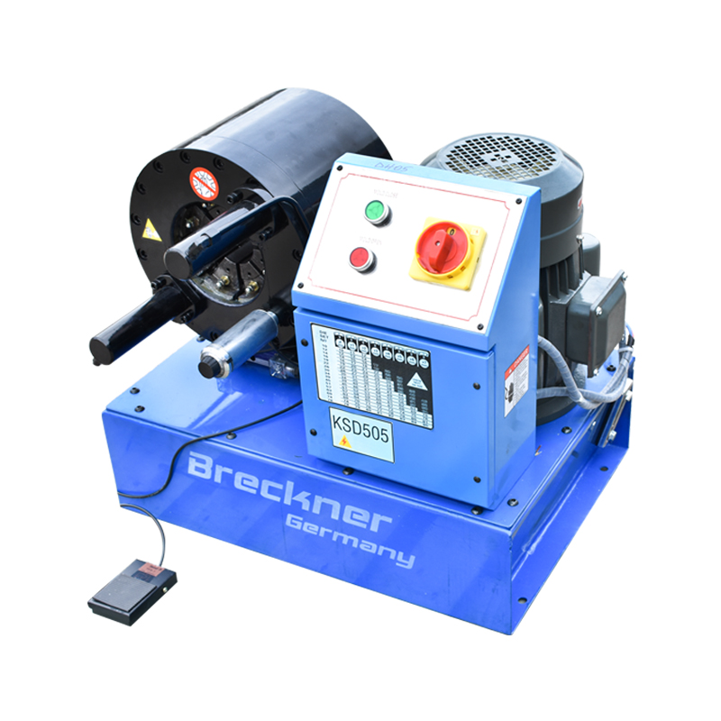 Masina de sertizat furtunuri hidraulice fi 4-51mm 3.7kW, 220V cu schimbare rapida Breckner Germany - imagine 4