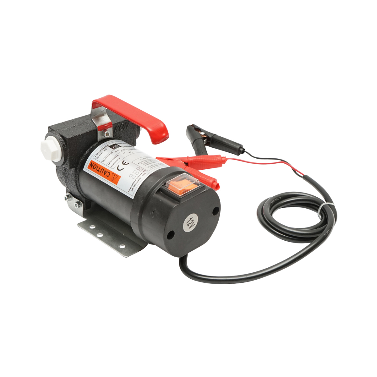 Kit pompa transfer motorina 12V cu furtun aspiratie 1,5m, furtun transfer 4m si pistol  Breckner Germany  - imagine 3