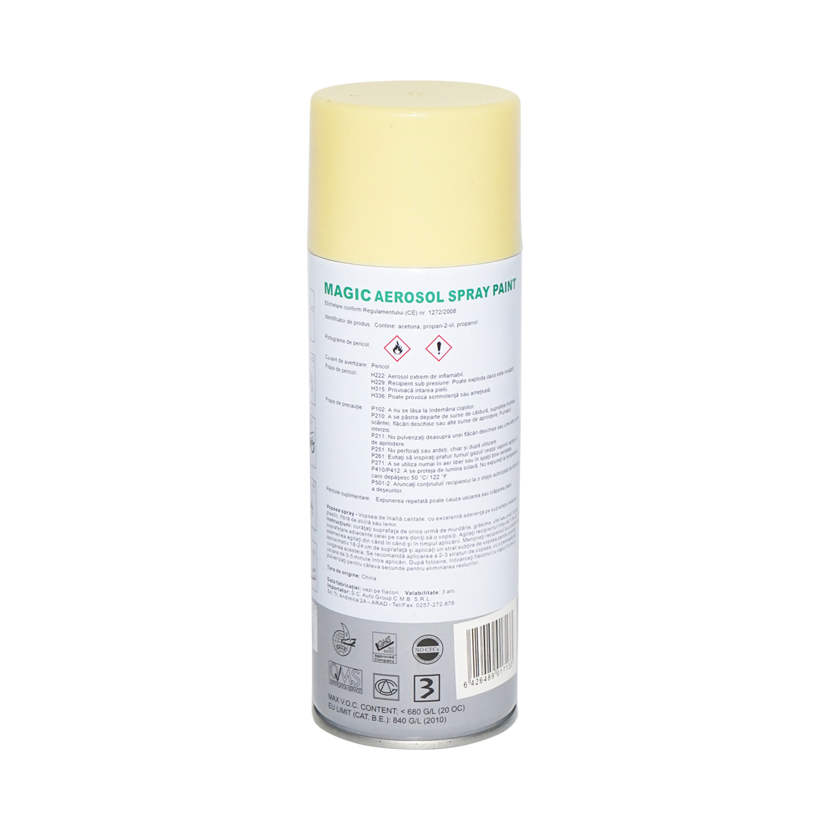 Spray vopsea Magic crem 010 450 ml - imagine 3