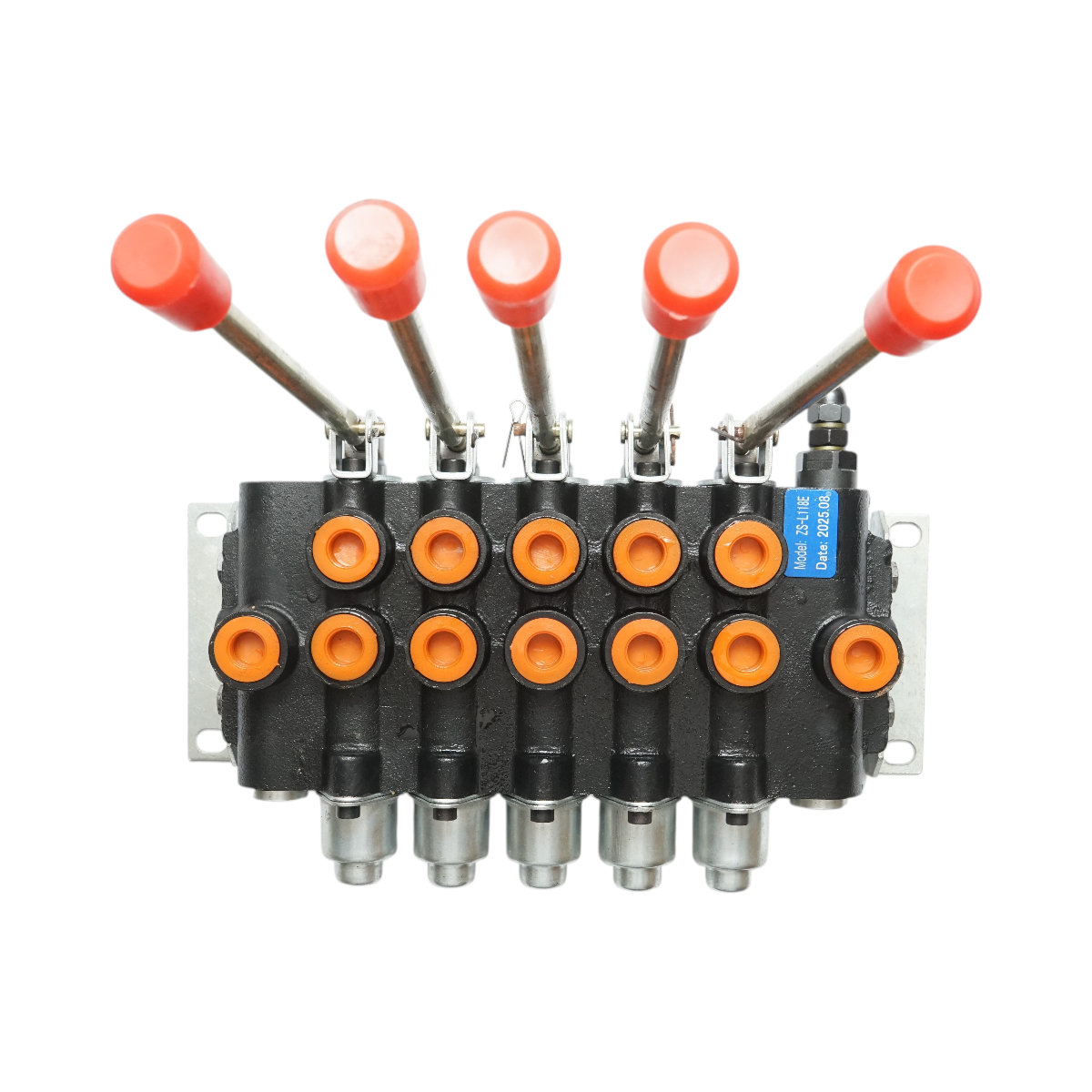 Distribuitor hidraulic 5 manete, debit 80L/min, presiune 200 bar Breckner Germany - imagine 6