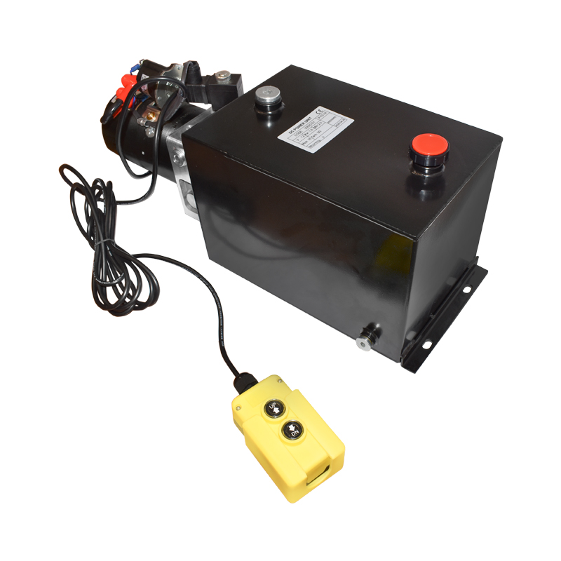 Pompa basculare 12V, 1.6kW 160 bar, cu rezervor metalic 10L si telecomanda - imagine 2