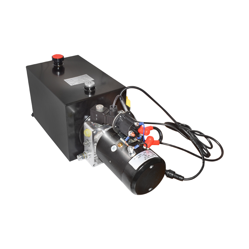Pompa basculare 12V, 1.6kW 160 bar, cu rezervor metalic 10L si telecomanda - imagine 3