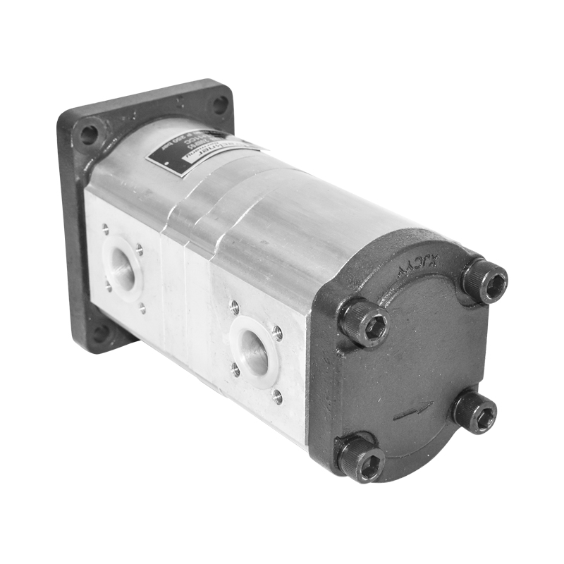 Pompa hidraulica dubla PRD 22-3184D cu caneluri UTB U-650 productie incepand cu anul 2000 Breckner Germany - imagine 4