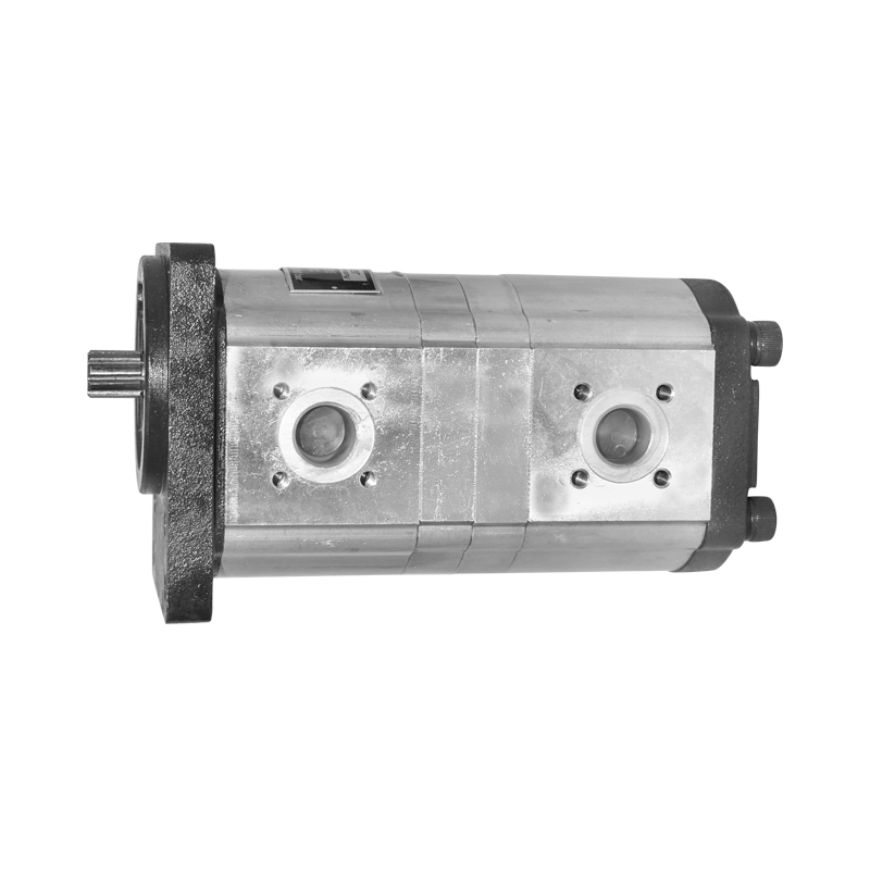 Pompa hidraulica dubla PRD 22-3184D cu caneluri UTB U-650 productie incepand cu anul 2000 Breckner Germany - imagine 3