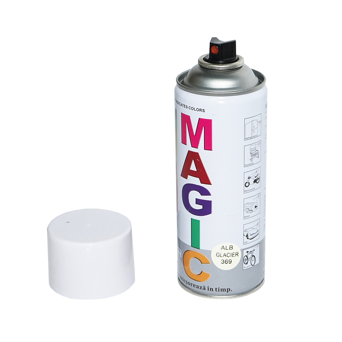 Spray vopsea Magic alb glacier 400 ml - imagine 2