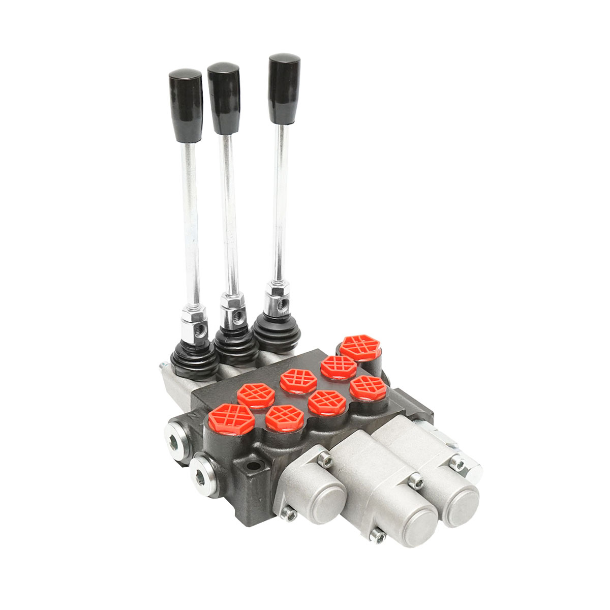 Distribuitor hidraulic cu 3 manete 2 flotante 40L/min - imagine 4