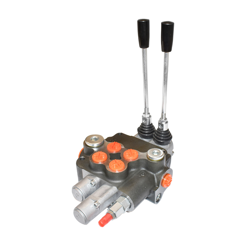 Distribuitor hidraulic cu 2 manete 1 flotant 80L/min. - imagine 2