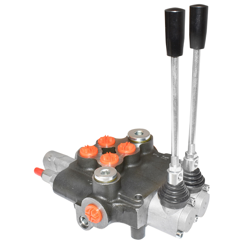 Distribuitor hidraulic cu 2 manete 1 flotant 80L/min. - imagine 3