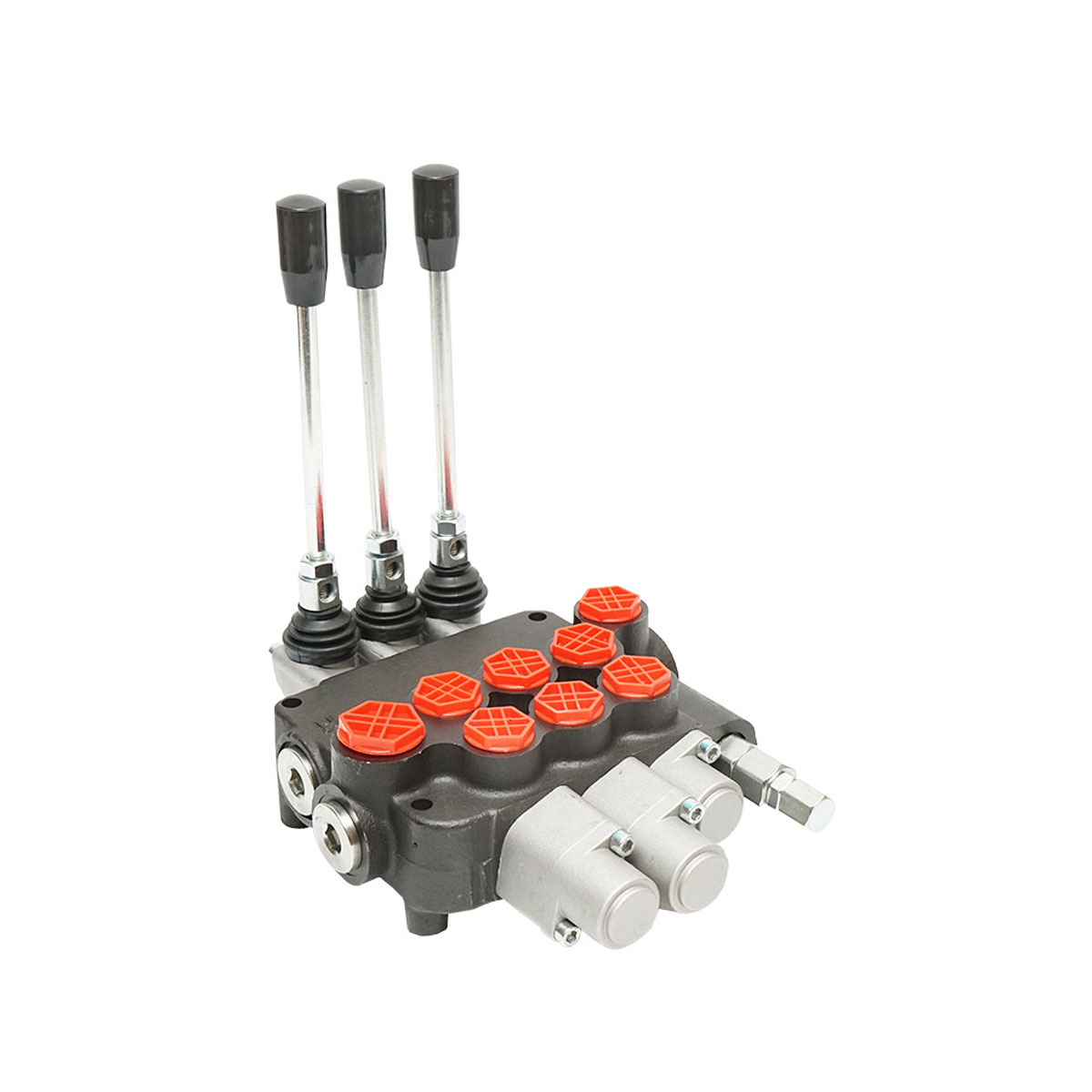 Distribuitor hidraulic cu 3 manete 2 flotante 80L/min. - imagine 4