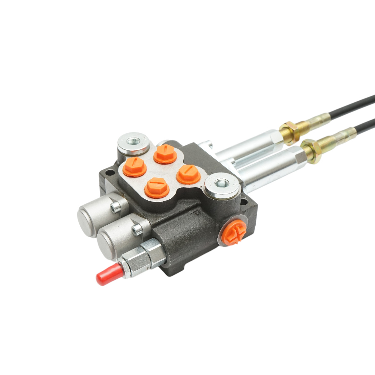 Distribuitor hidraulic cu 2 manete, lungime cablu 2m, presiune 250 bar, debit 40L/min Breckner Germany - imagine 4