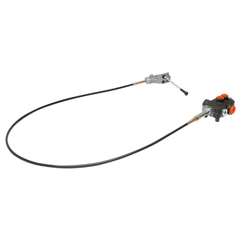 Distribuitor hidraulic cu 1 maneta, lungime cablu 2m presiune 250 bar debit 80L/min Breckner Germany - imagine 3