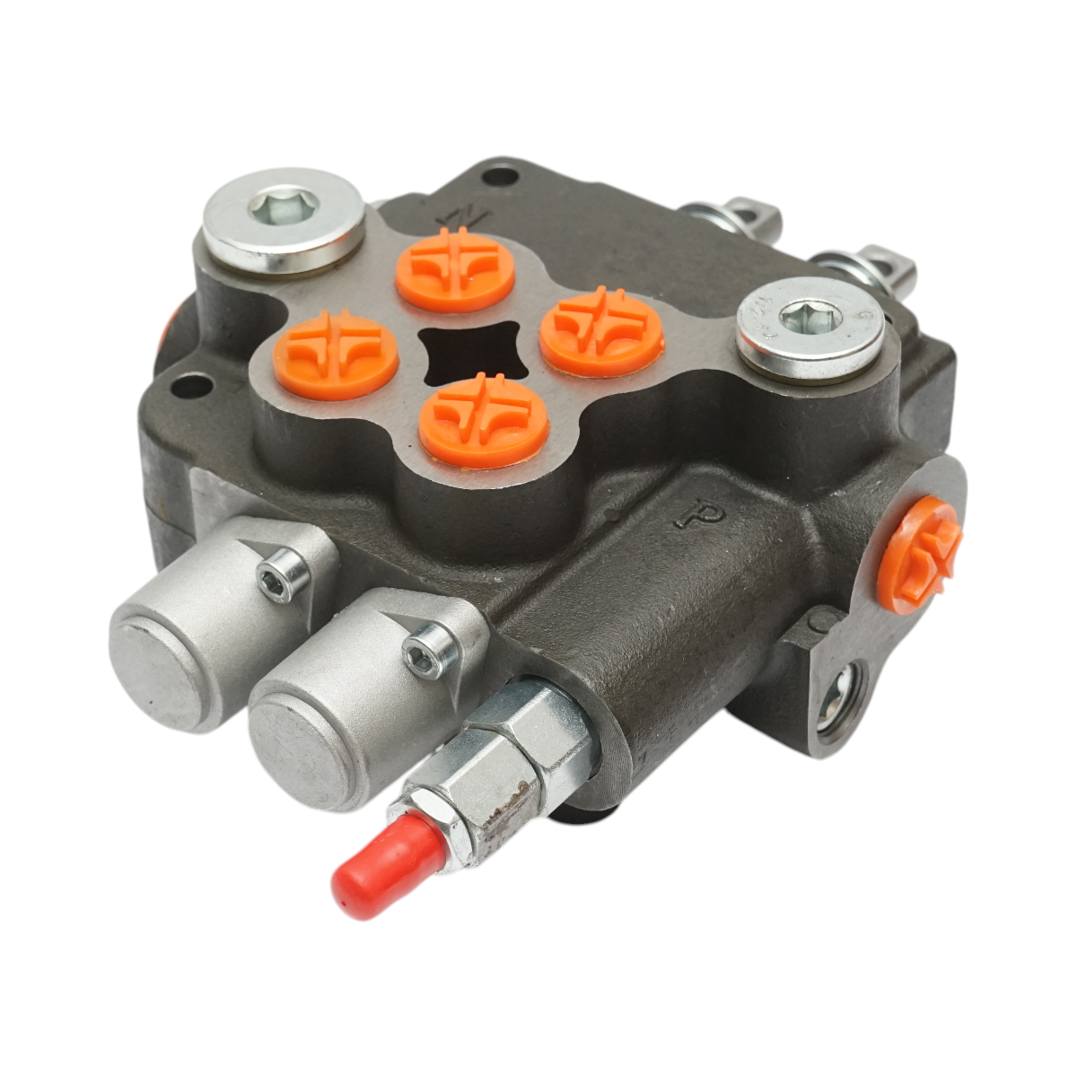 Distribuitor hidraulic cu 2 manete, lungime cablu 2m, presiune 250 bar, debit 80L/min Breckner Germany - imagine 7