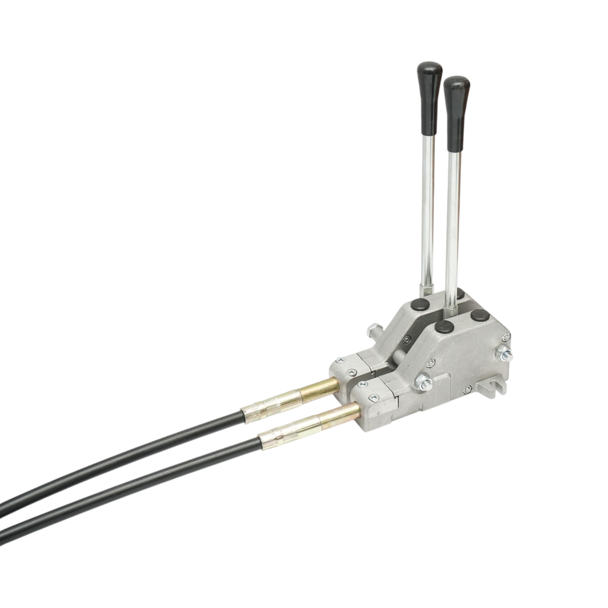 Distribuitor hidraulic cu 2 manete, lungime cablu 2m, presiune 250 bar, debit 80L/min Breckner Germany - imagine 6