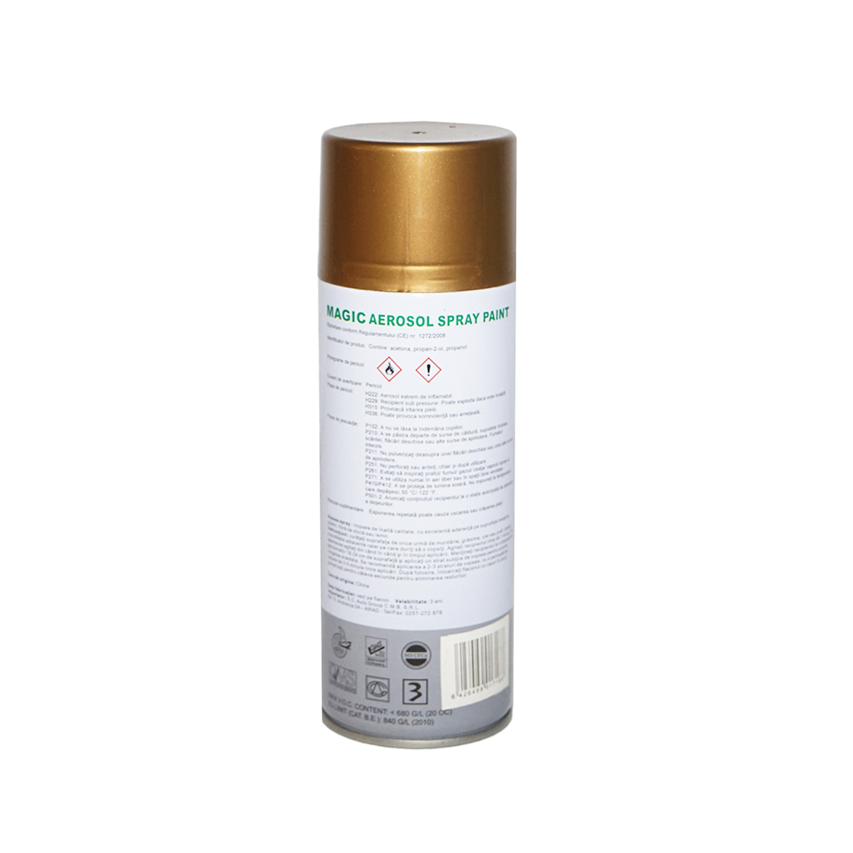 Spray vopsea Magic auriu metalizat 027 450 ml - imagine 3