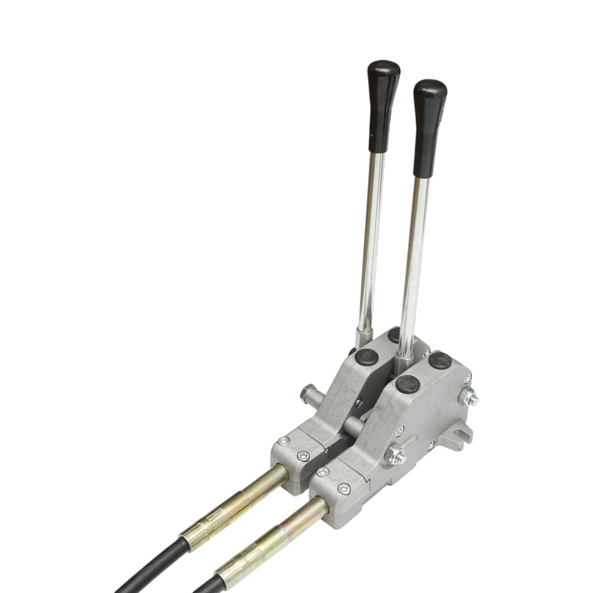 Distribuitor hidraulic cu 2 manete, lungime cablu 2.5m, presiune 250 bar, debit 40L/min Breckner Germany - imagine 5