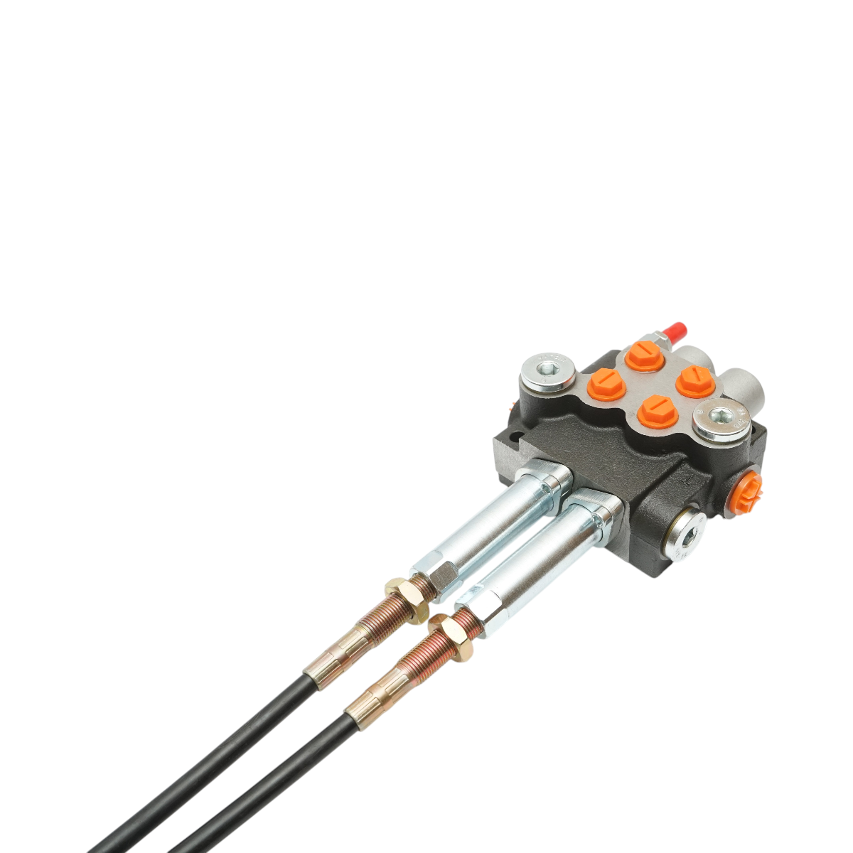 Distribuitor hidraulic cu 2 manete, lungime cablu 2.5m, presiune 250 bar, debit 40L/min Breckner Germany - imagine 4