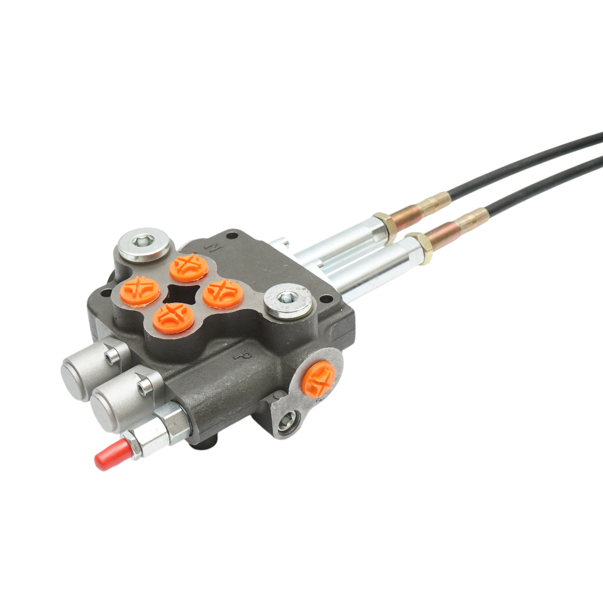 Distribuitor hidraulic cu 2 manete, lungime cablu 2.5m, presiune 250 bar, debit 80L/min Breckner Germany - imagine 4