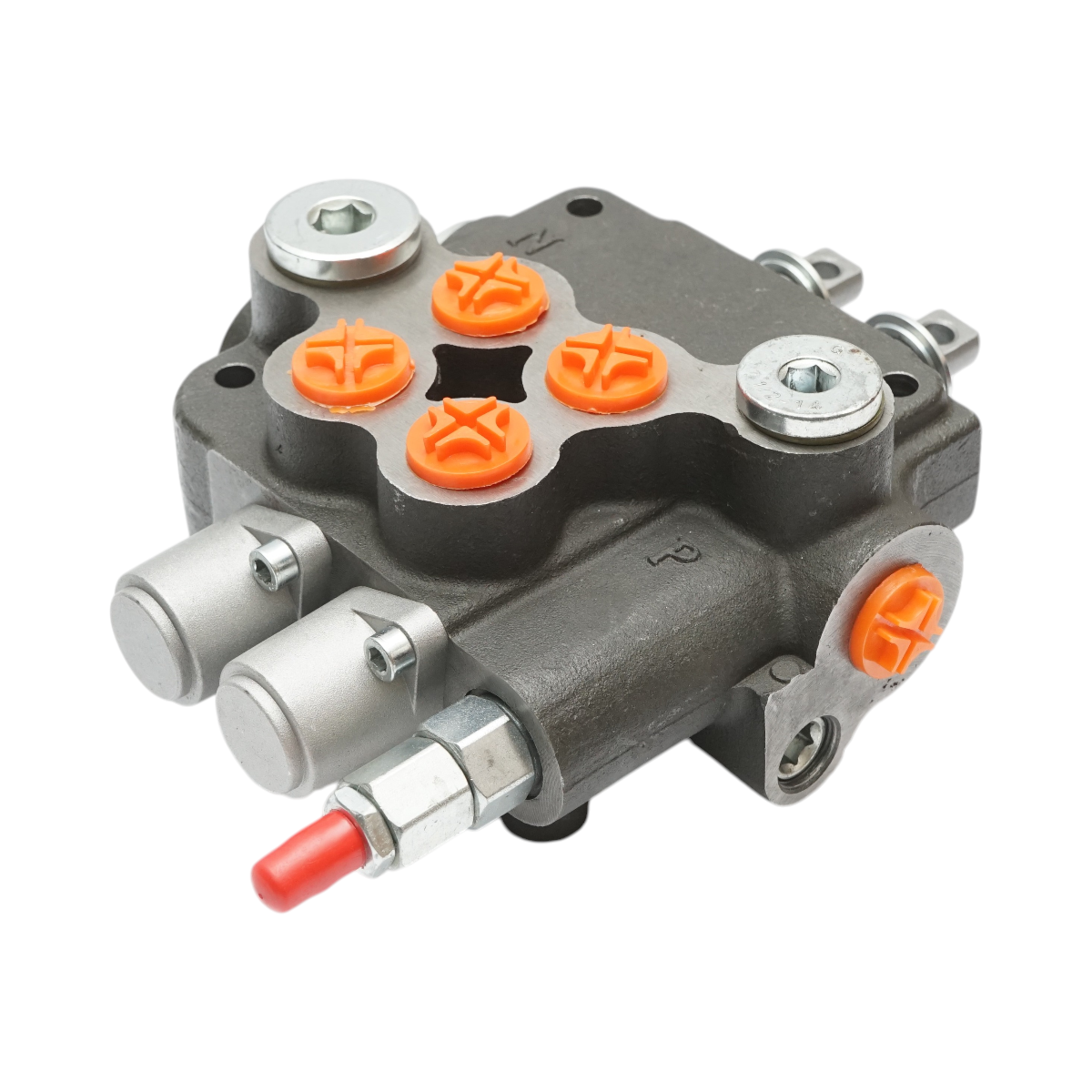 Distribuitor hidraulic cu 2 manete, lungime cablu 2.5m, presiune 250 bar, debit 80L/min Breckner Germany - imagine 6