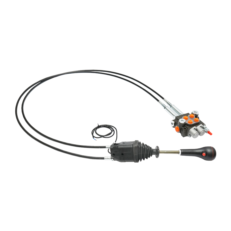Distribuitor hidraulic cu joystick, lungime cablu 2.5m presiune 250 bar debit 40L/min Breckner Germany - imagine 2