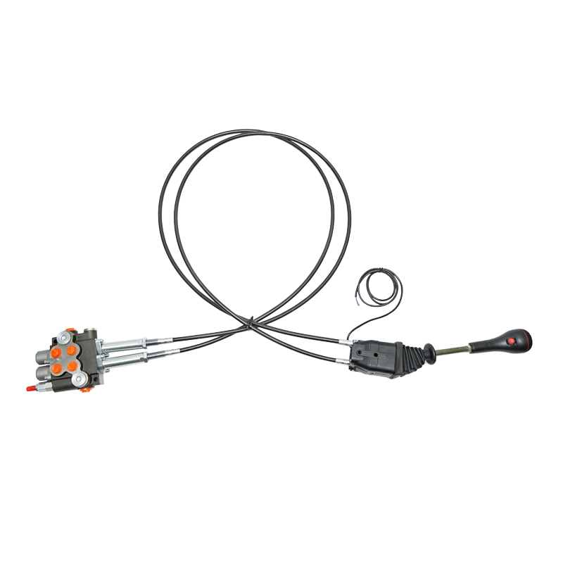 Distribuitor hidraulic cu joystick, lungime cablu 2.5m presiune 250 bar debit 40L/min Breckner Germany - imagine 4
