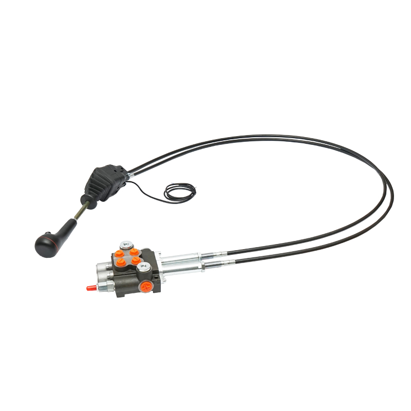 Distribuitor hidraulic cu joystick, lungime cablu 2.5m presiune 250 bar debit 40L/min Breckner Germany - imagine 3