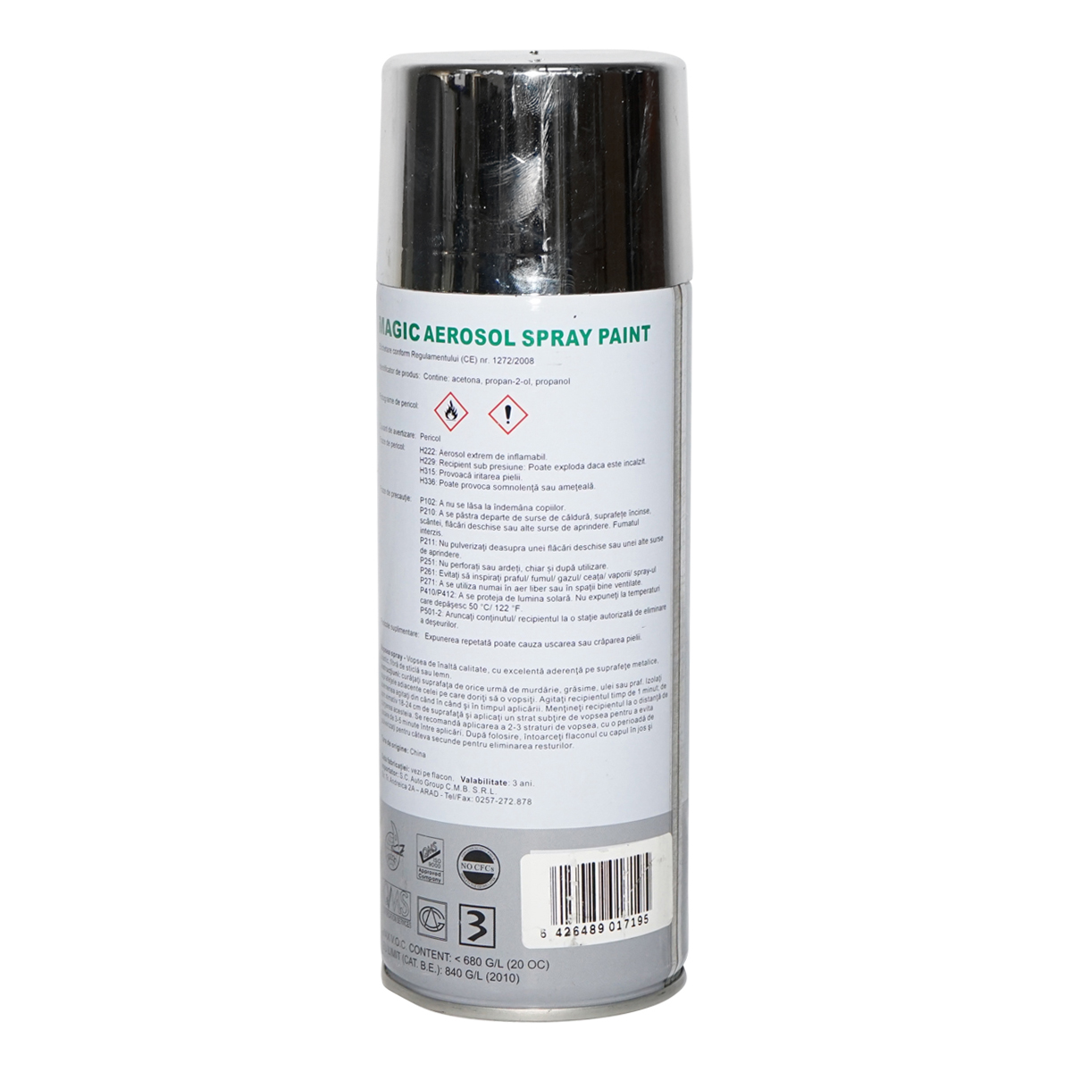 Spray vopsea Magic cromat metalizat 029 450 ml - imagine 2