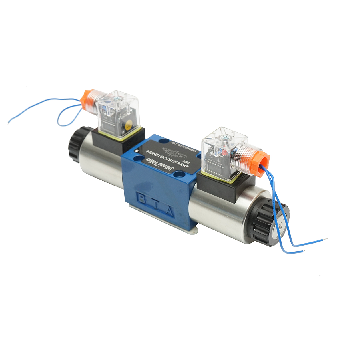 Electrovalva directionala 12VDC 25W pentru 6 cai control debit instalatii hidraulice HDQX126J 4WE6J61B CG12N9Z4 - imagine 3