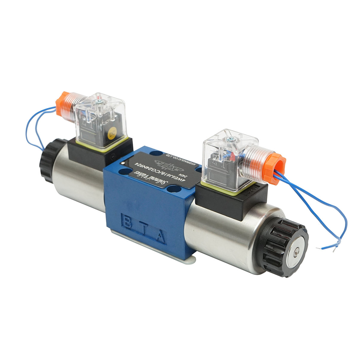 Electrovalva directionala 24VDC 25W pentru 6 cai control debit instalatii hidraulice HDQX126J 4WE6J61B CG12N9Z4 - imagine 3