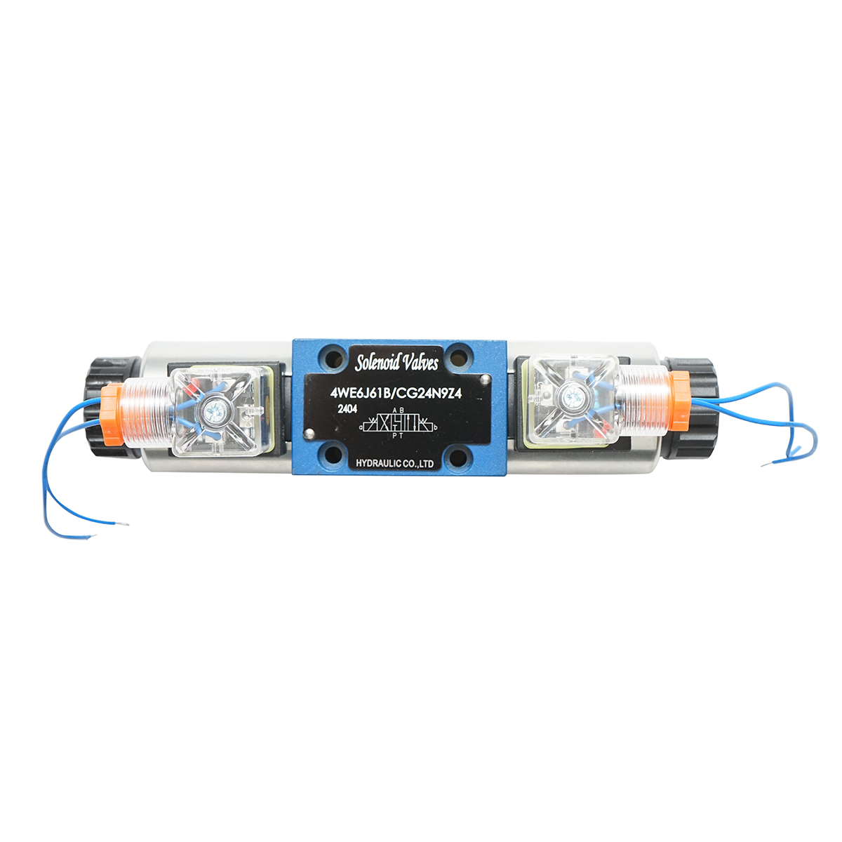 Electrovalva directionala 24VDC 25W pentru 6 cai control debit instalatii hidraulice HDQX126J 4WE6J61B CG12N9Z4 - imagine 2