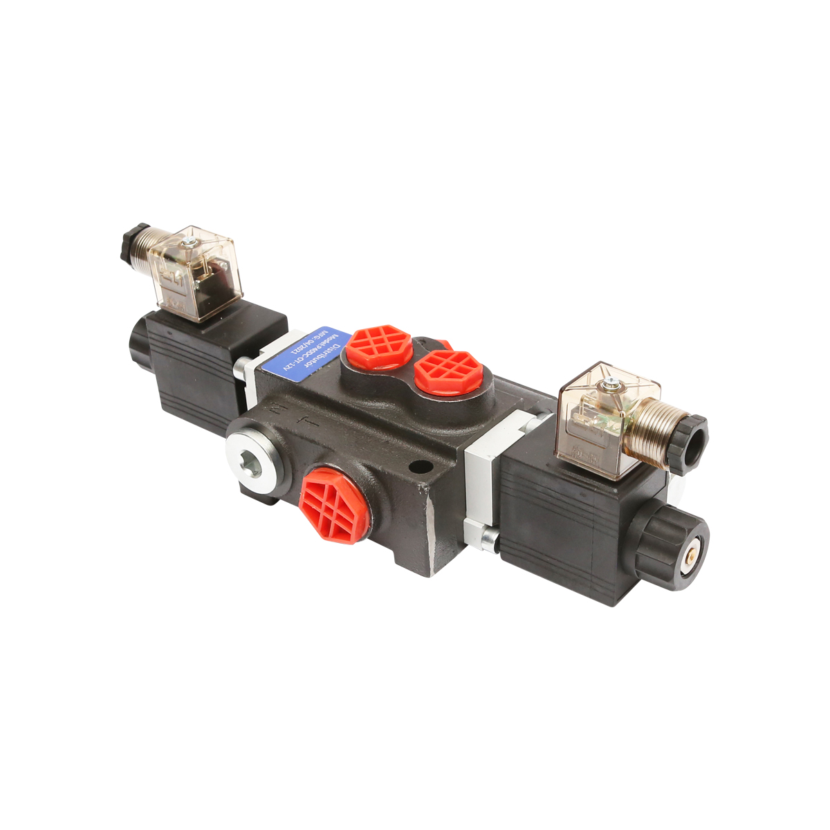 Distribuitor hidraulic P40 electromagnetic cu 1 cale, 12V Breckner Germany - imagine 2
