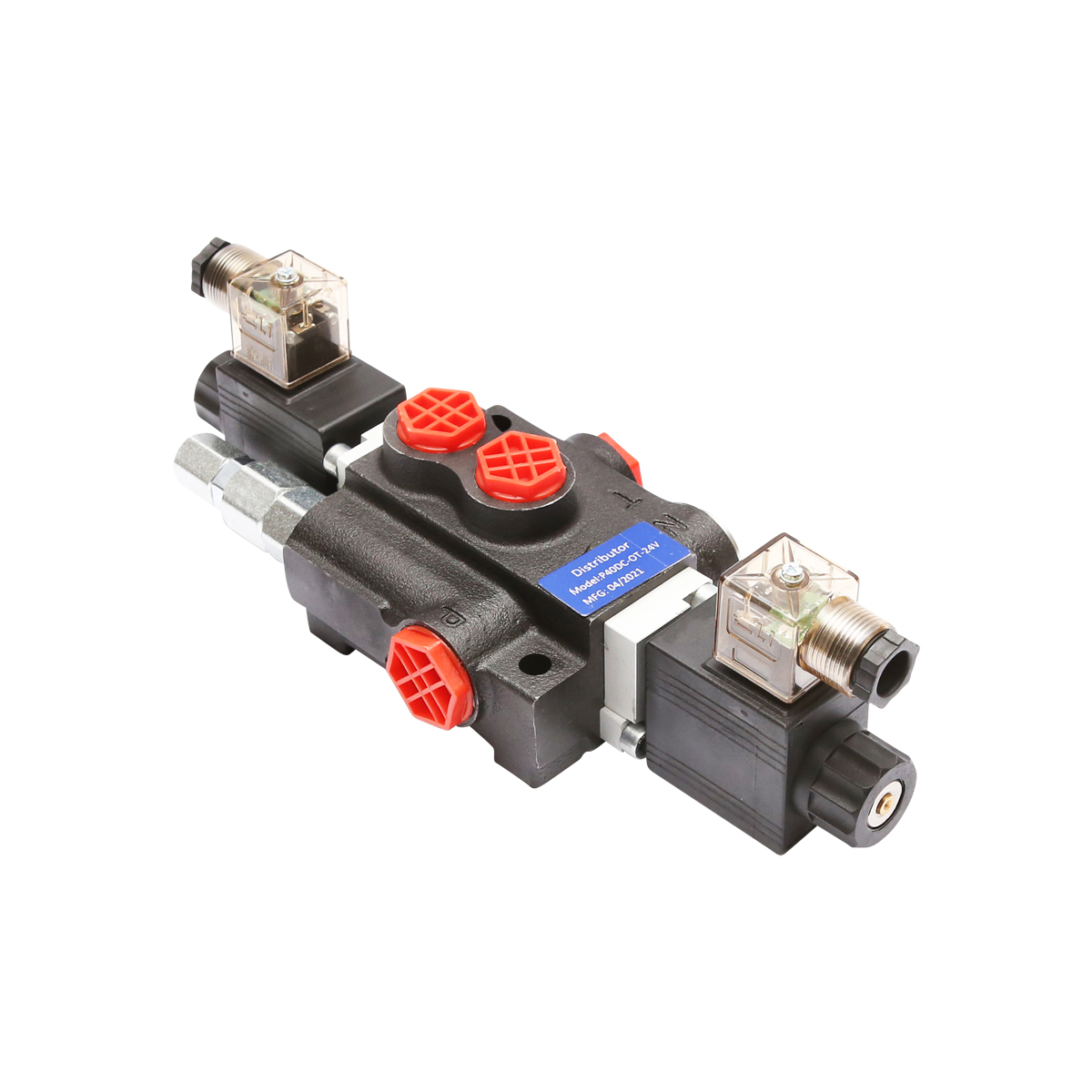 Distribuitor hidraulic P40 electromagnetic cu 1 cale, 24V Breckner Germany - imagine 2