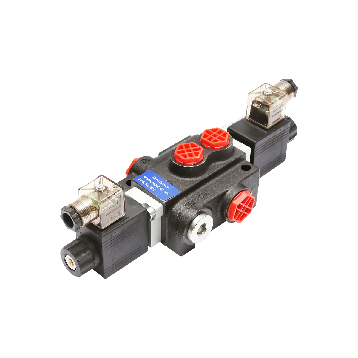 Distribuitor hidraulic P40 electromagnetic cu 1 cale, 24V Breckner Germany - imagine 3