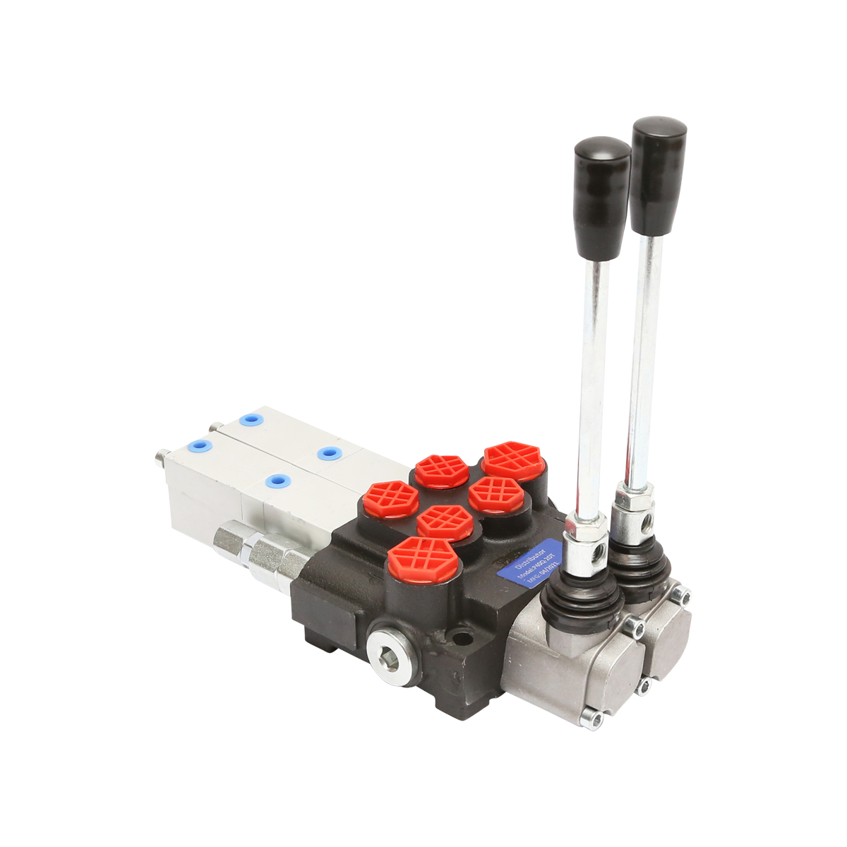 Distribuitor hidraulic P40 pneumatic cu 2 cai Breckner Germany - imagine 3