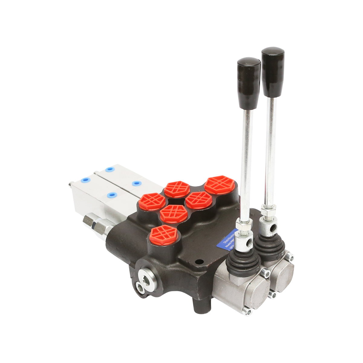 Distribuitor hidraulic P80 pneumatic cu 2 cai Breckner Germany - imagine 3