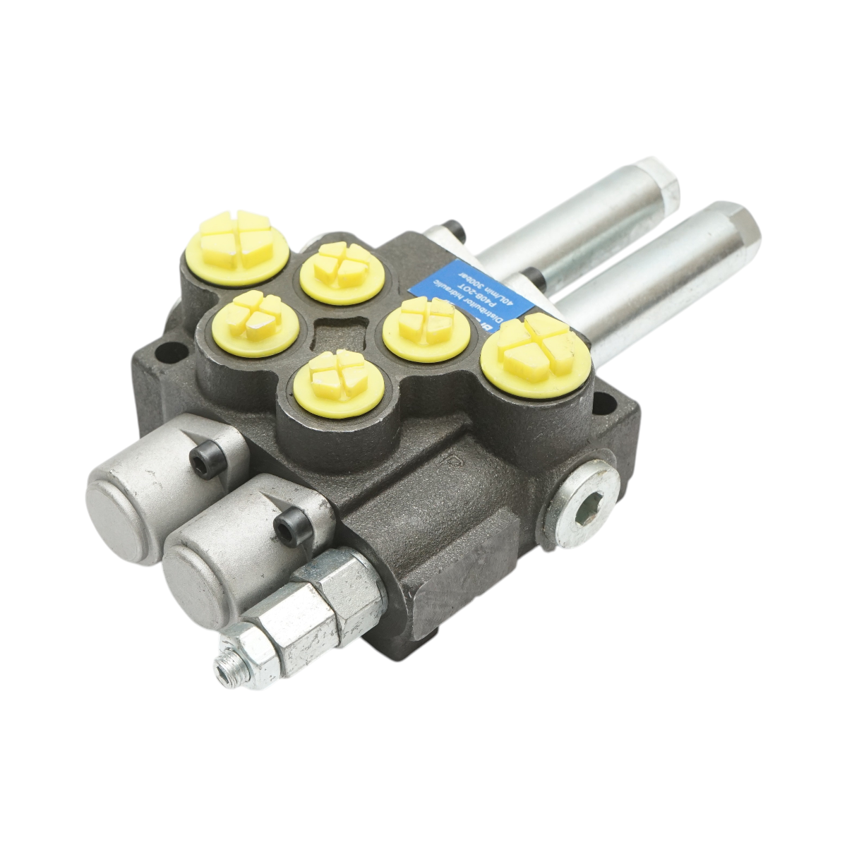 Distribuitor hidraulic 40L/min 300 bar P40 pentru cablu joystick cu 2 circuite Breckner Germany - imagine 9