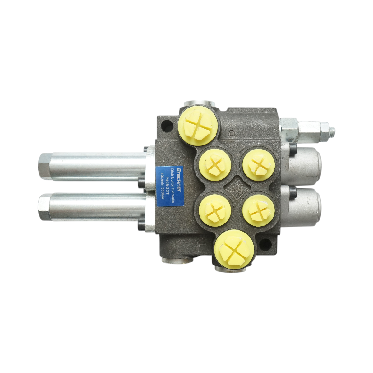 Distribuitor hidraulic 40L/min 300 bar P40 pentru cablu joystick cu 2 circuite Breckner Germany - imagine 3