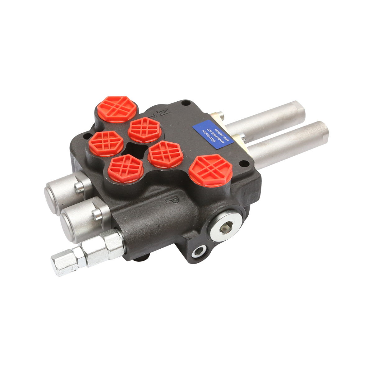Distribuitor hidraulic P80 pentru cablu joystick cu 2 circuite Breckner Germany - imagine 3