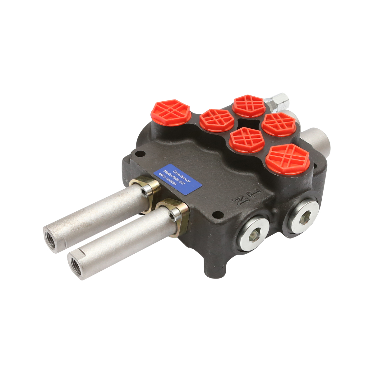 Distribuitor hidraulic P80 pentru cablu joystick cu 2 circuite Breckner Germany - imagine 2