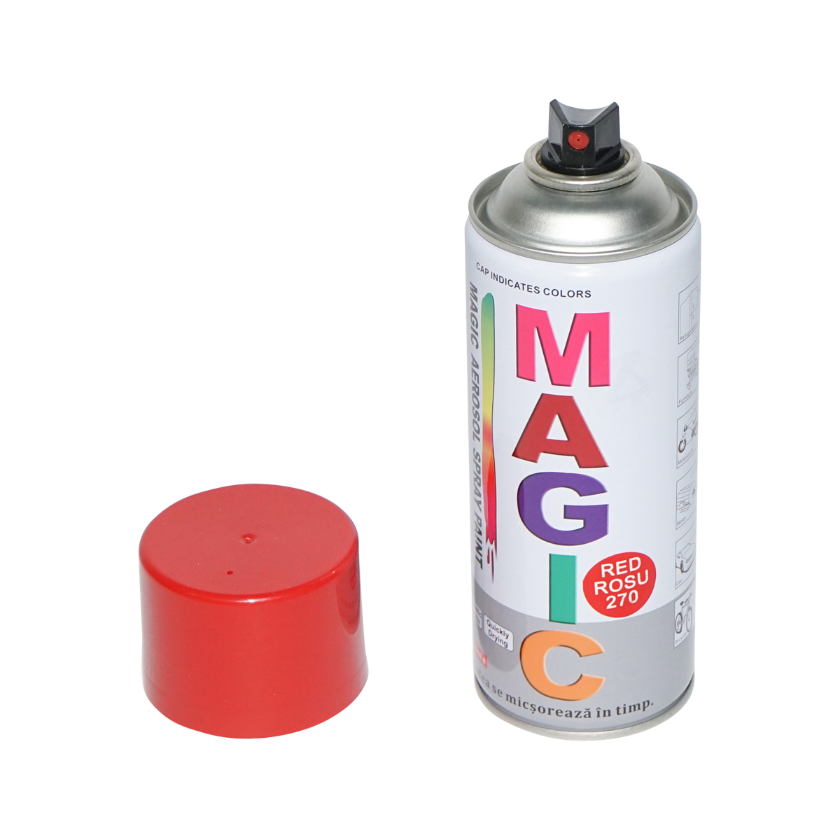 Spray vopsea Magic rosu 270 450 ml - imagine 2