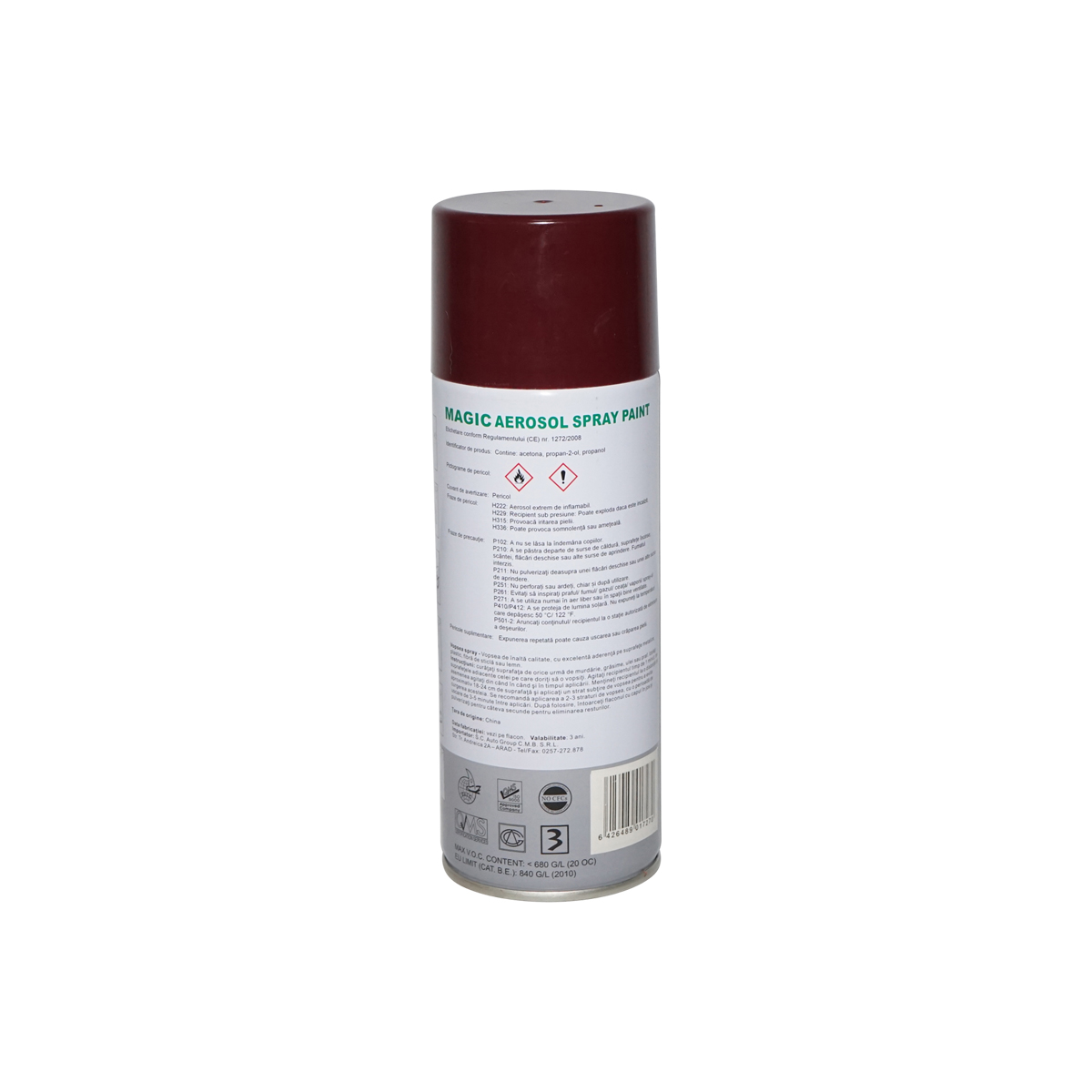 Spray vopsea Magic rosu 280 450 ml - imagine 3
