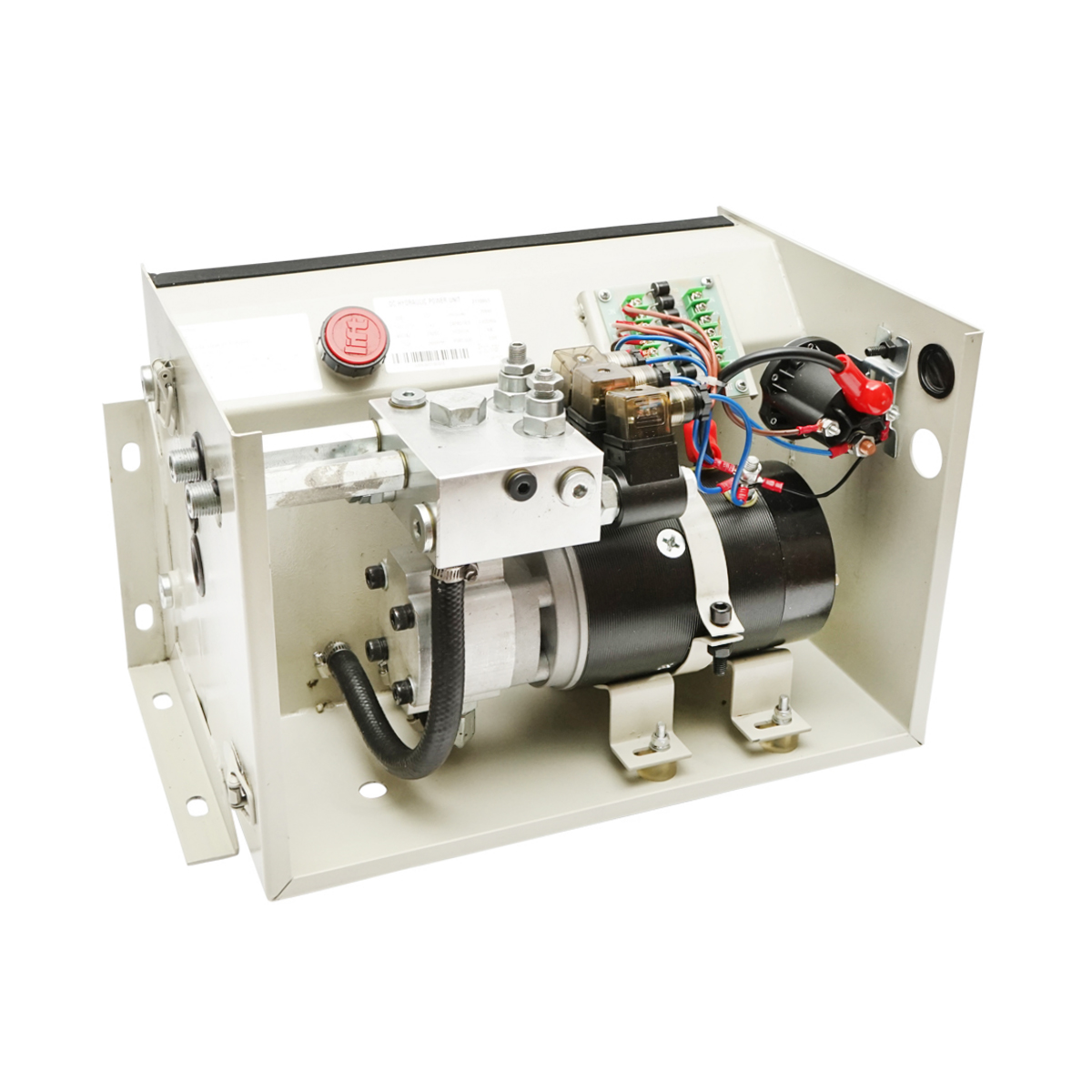 Pompa hidraulica cu electrovalve pentru lift oblon/usa spate camion/semiremorca/camioneta 24V, 2.2kW, 20Bar - imagine 4
