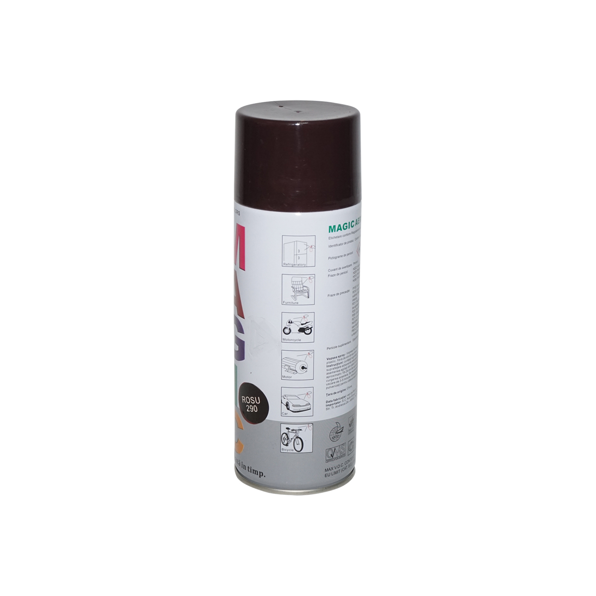 Spray vopsea Magic rosu 290 (visiniu) 450 ml - imagine 2