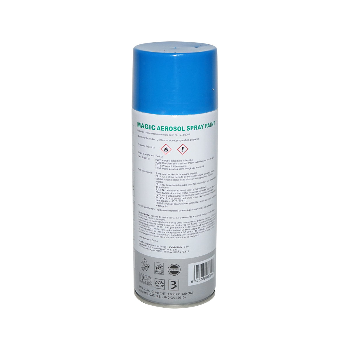 Spray vopsea Magic bleu azur 61F 450 ml - imagine 2