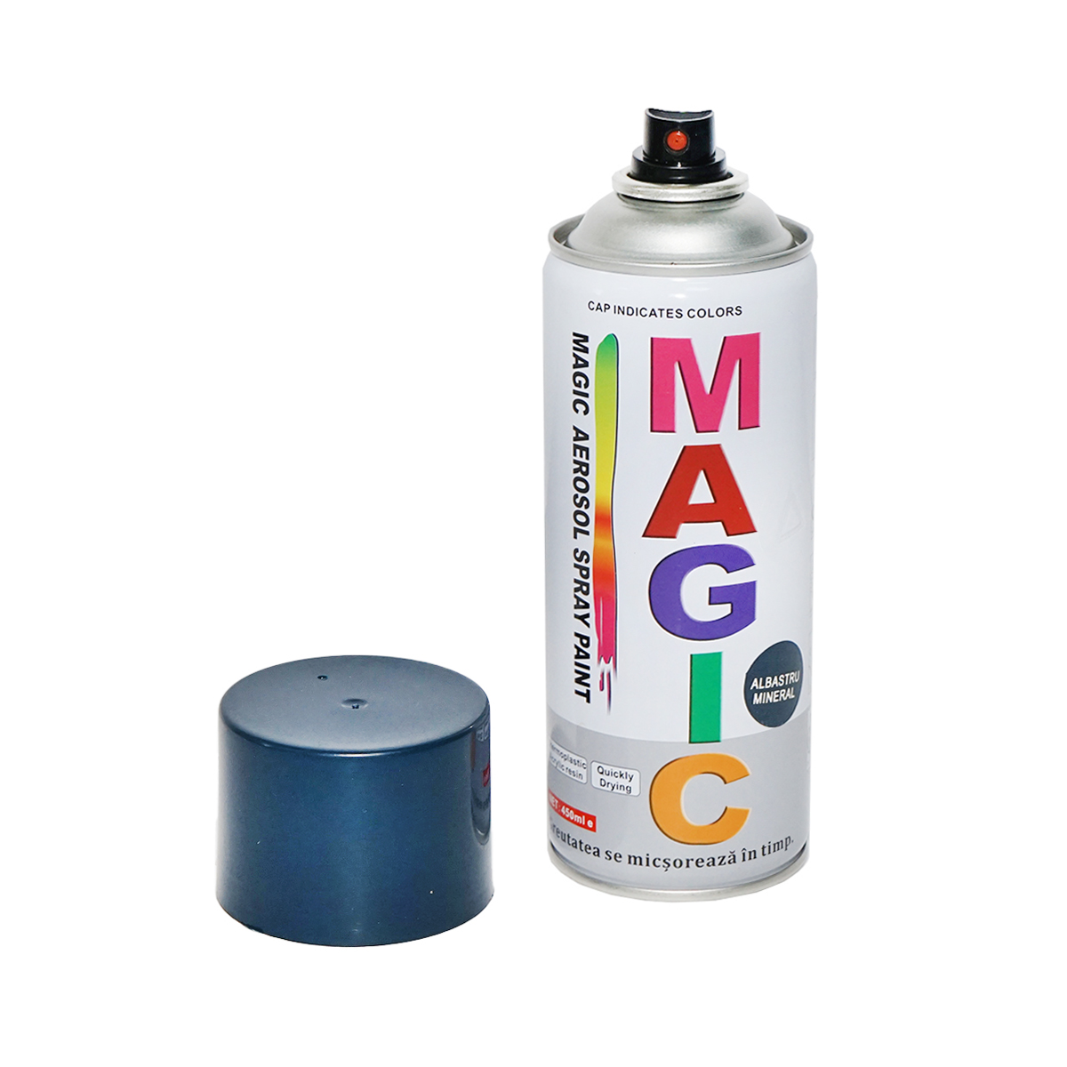 Spray vopsea Magic albastru mineral RNF 450 ml - imagine 2