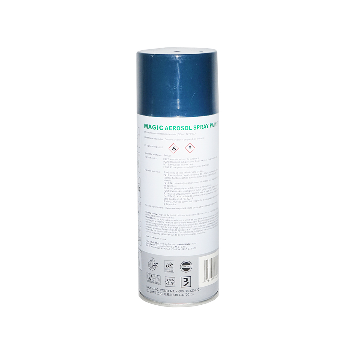 Spray vopsea Magic albastru mineral RNF 450 ml - imagine 3
