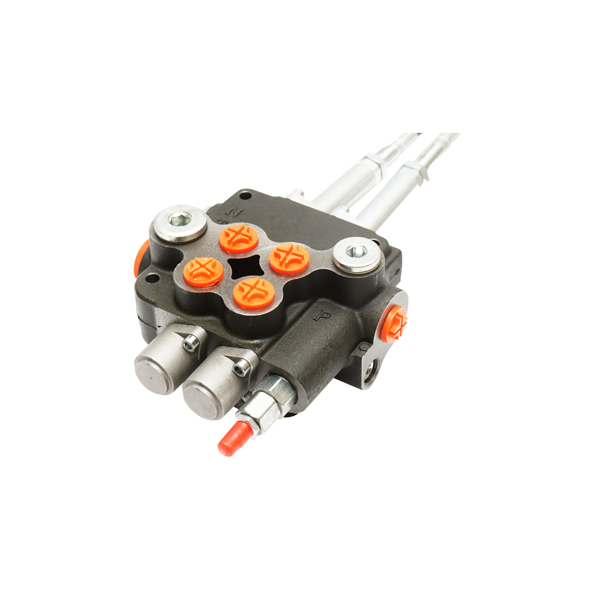 Distribuitor hidraulic P80 315 bar 2 cai si joystick si cablu 1,5M 80L/min - imagine 2