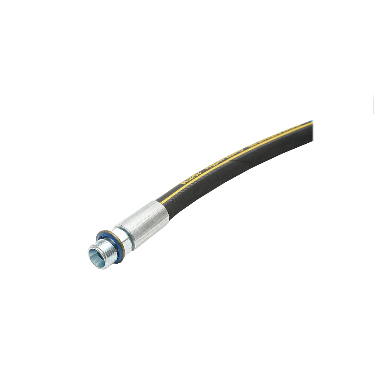 Furtun presiune sertizat pentru tirant hidraulic 770mm 1/2 NPT-5/8-18 UNF - imagine 3