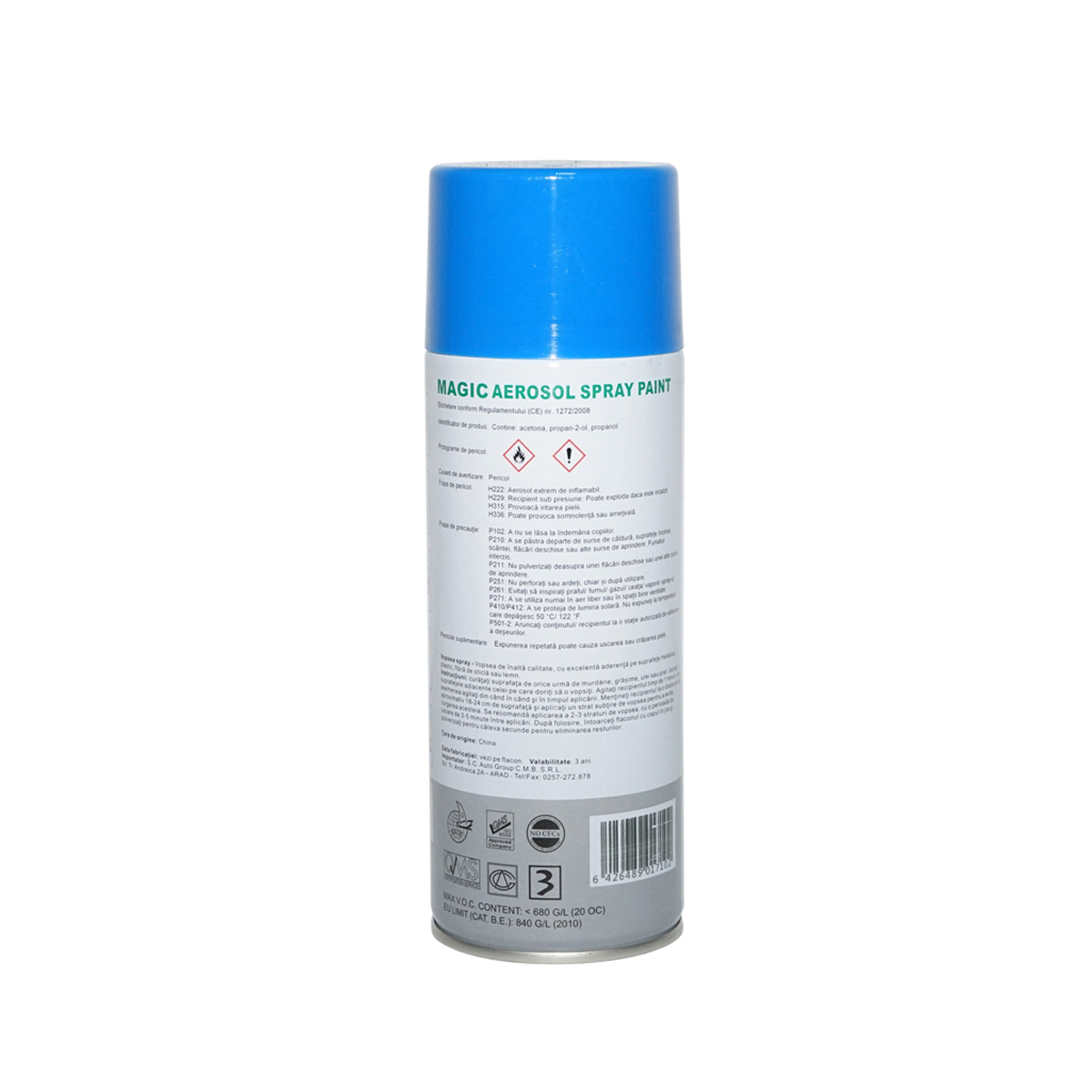 Spray vopsea Magic bleu egee 61G 450 ml - imagine 2