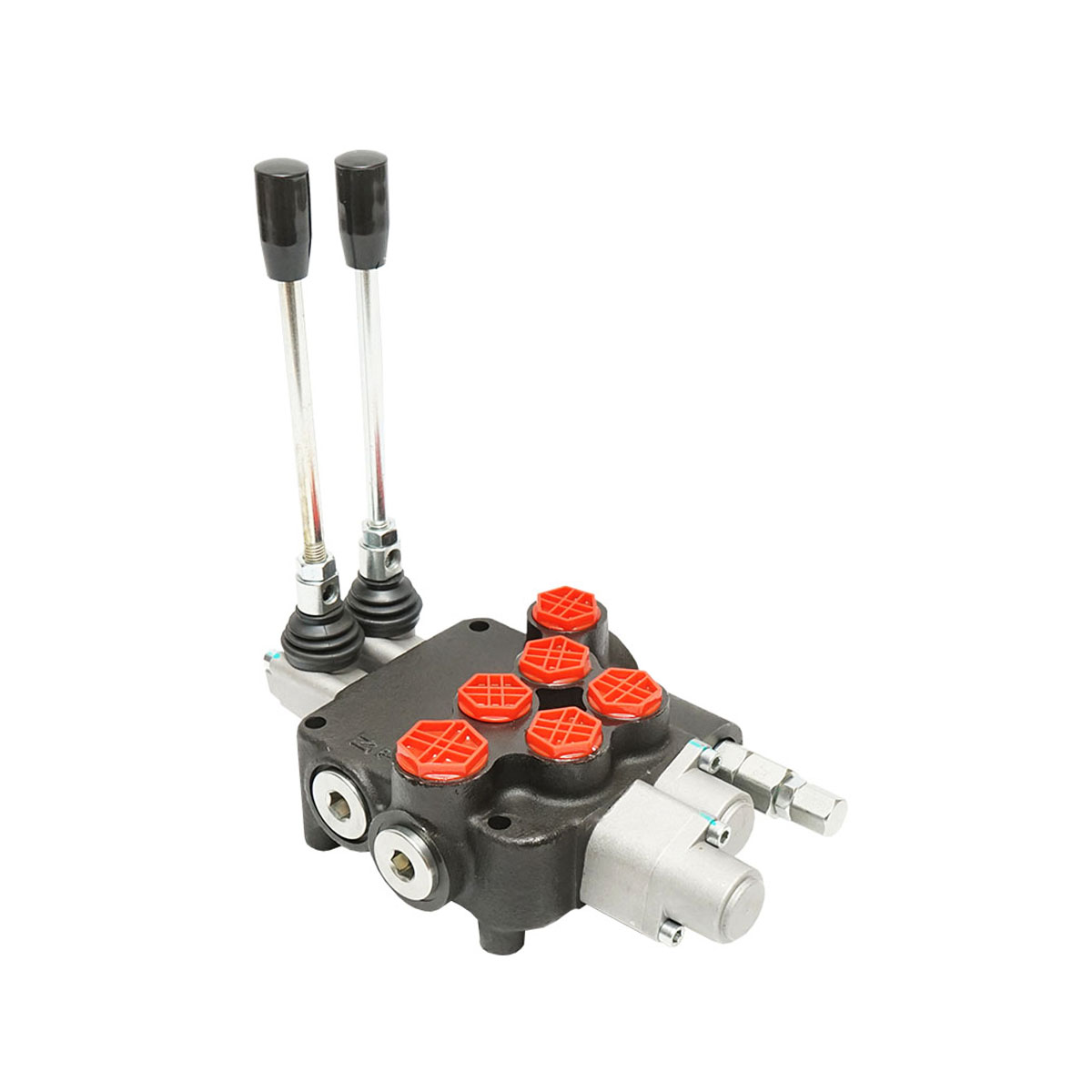 Distribuitor hidraulic cu 2 manete 1 flotant 80L/min Breckner Germany - imagine 5