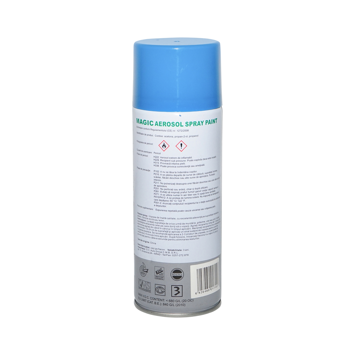 Spray vopsea Magic albastru 650 450 ml - imagine 3